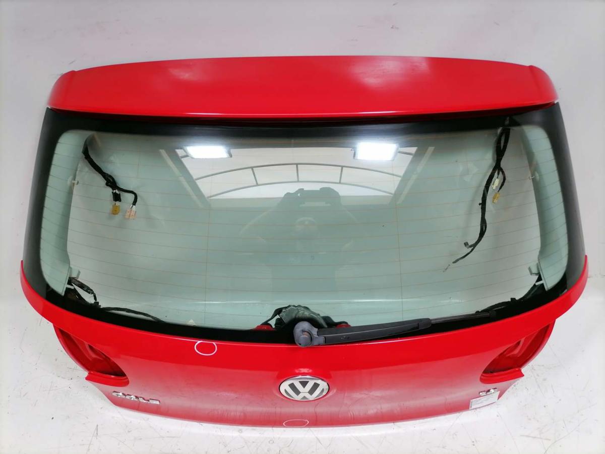 VW Golf V original Heckklappe mit Scheibe LY3D Tornadorot Fließheck BJ04